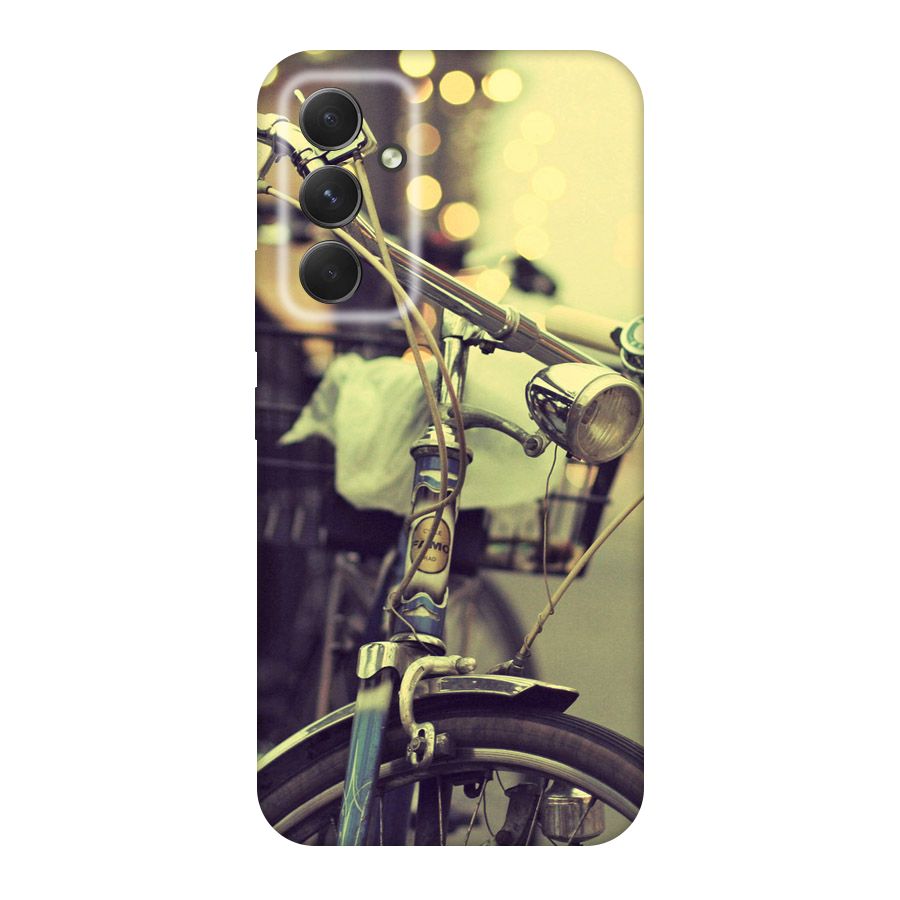 Vintage Bicycle Original Polycarbonate Back Case for Galaxy A54