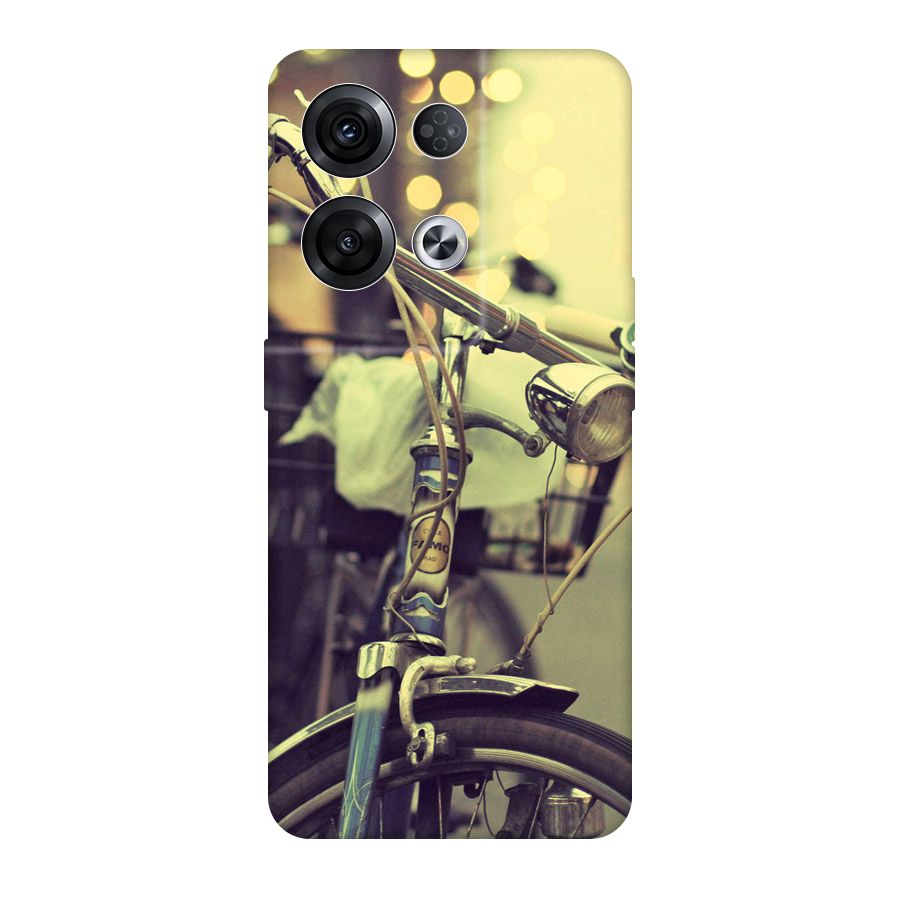 Vintage Bicycle Original Polycarbonate Back Case for Oppo Reno8 Pro 5G