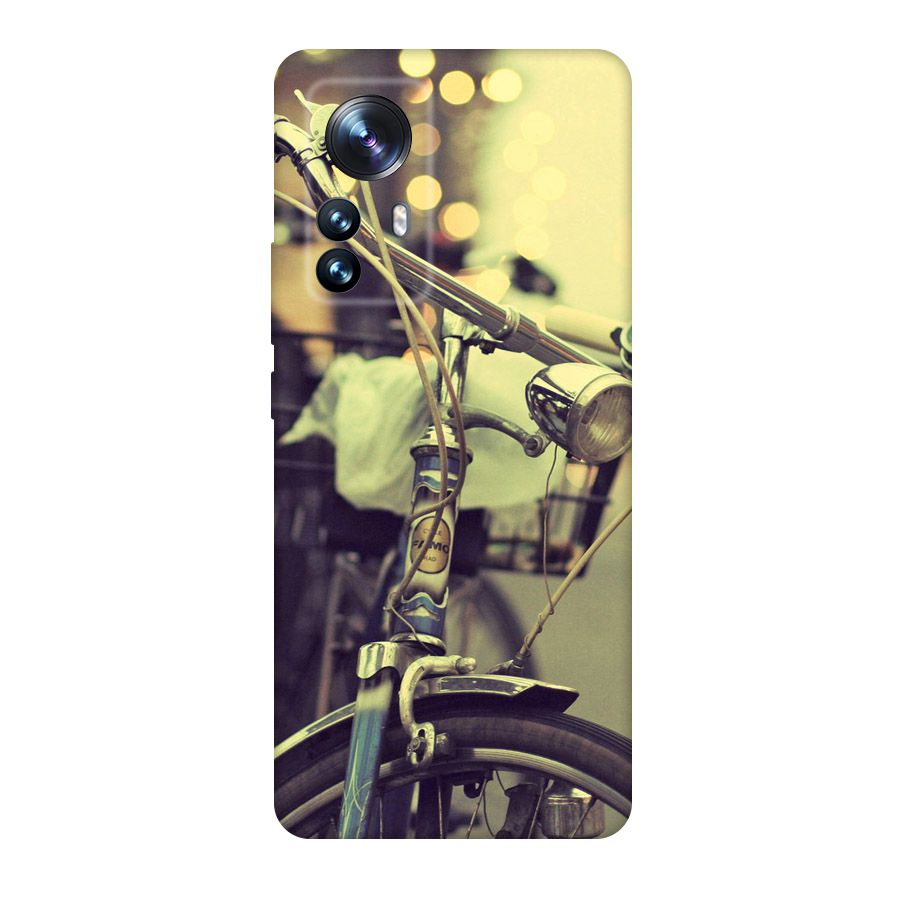 Vintage Bicycle Original Polycarbonate Back Case for Xiaomi 12 Pro