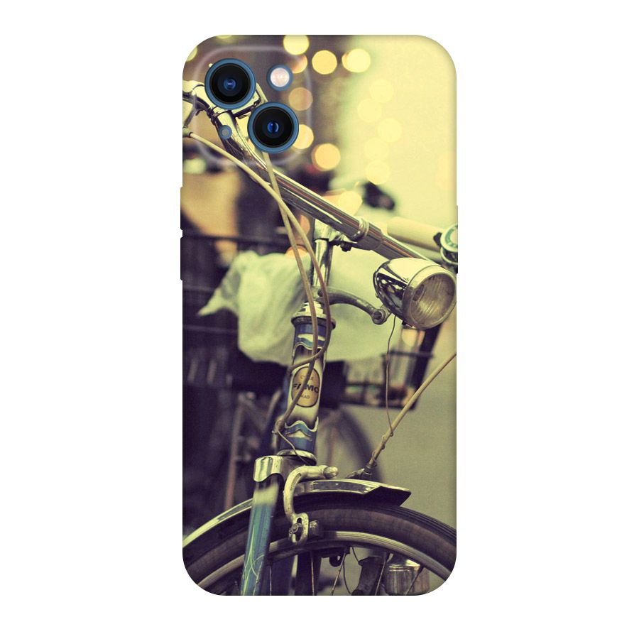Vintage Bicycle Original Polycarbonate Back Case for iPhone 13