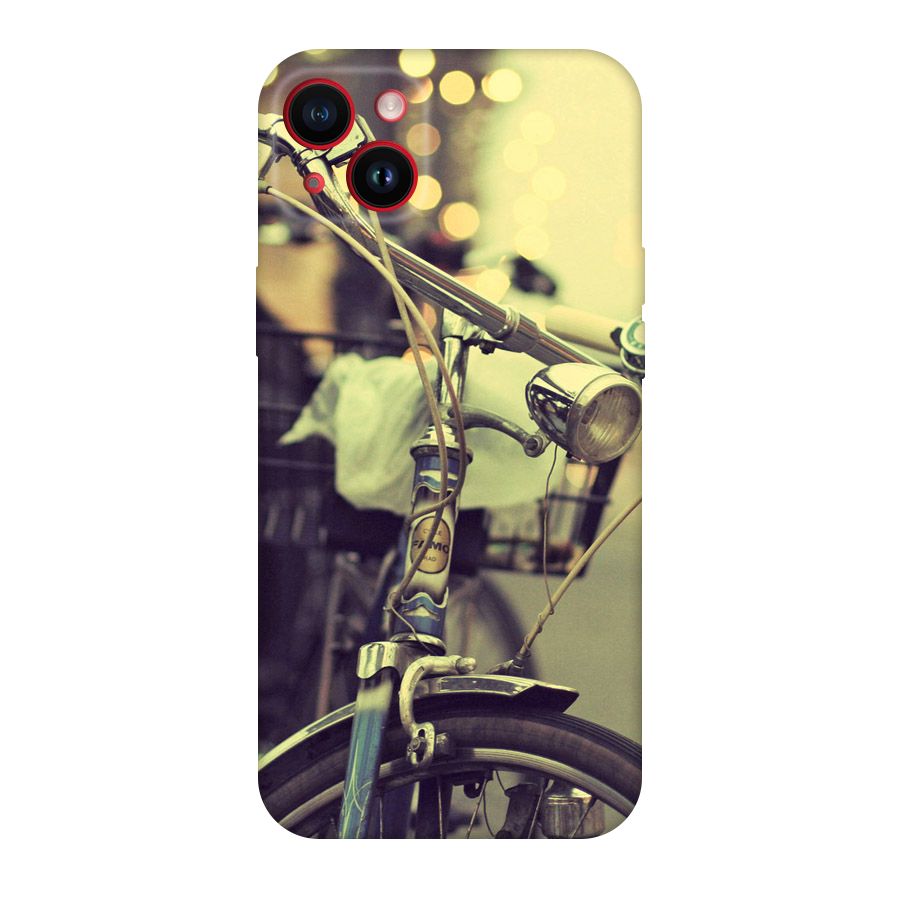 Vintage Bicycle Original Polycarbonate Back Case for iPhone 14 Plus