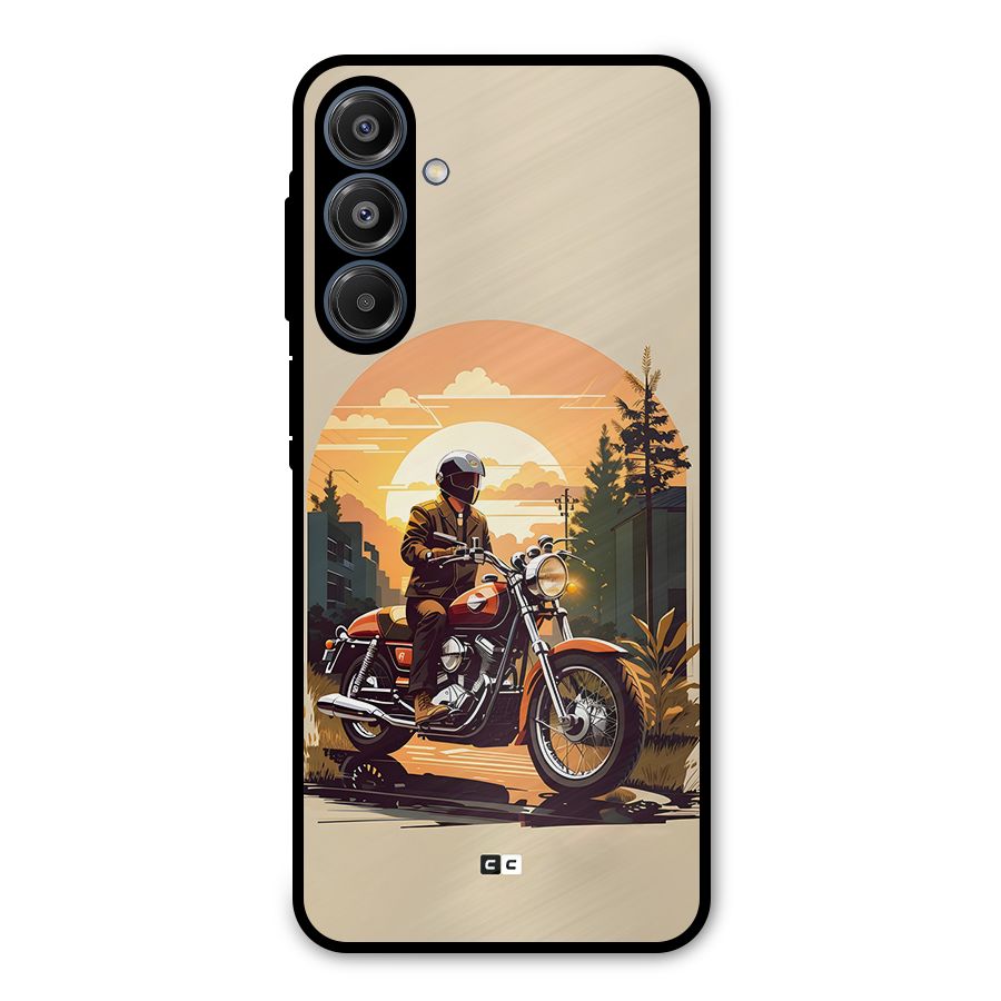 Vintage Bike Art Metal Back Case for Galaxy A16 5G