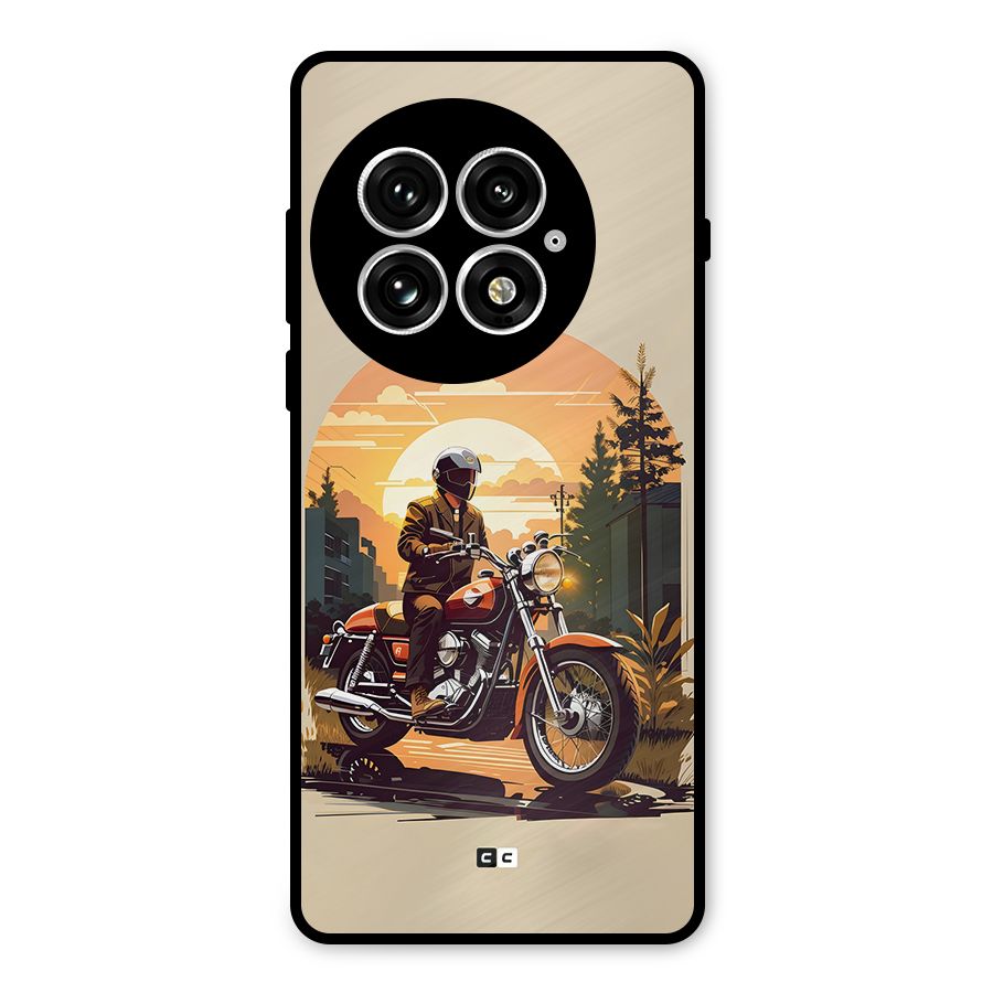 Vintage Bike Art Metal Back Case for OnePlus 13