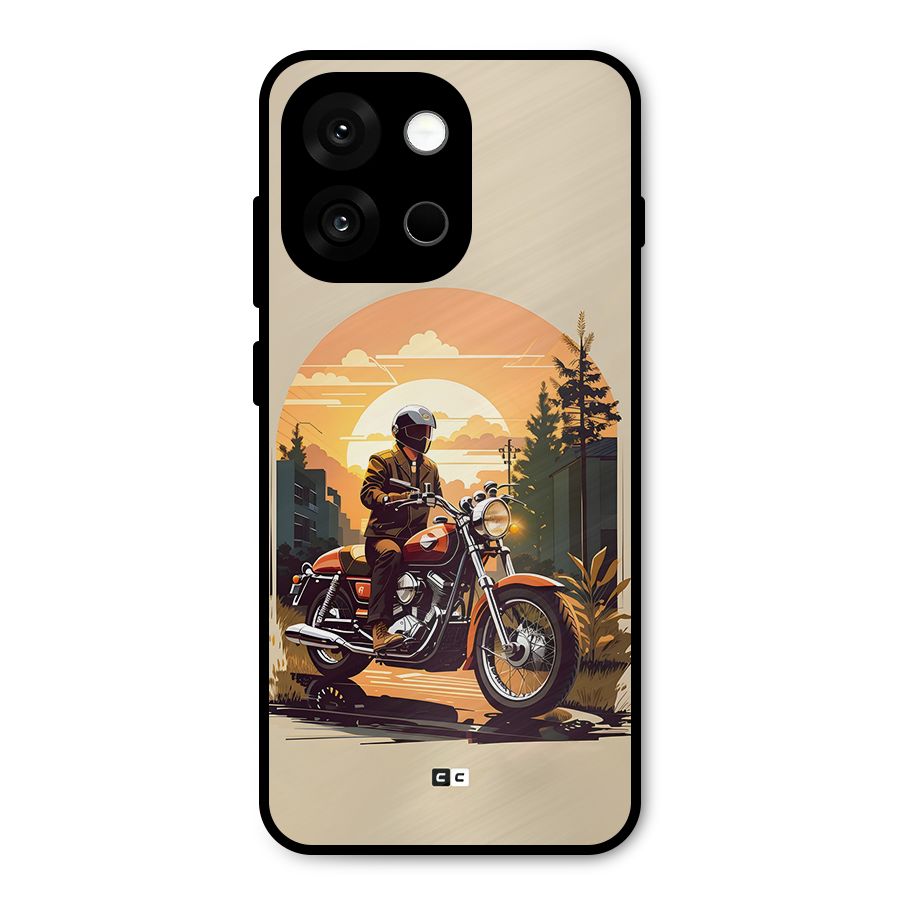 Vintage Bike Art Metal Back Case for OnePlus 13s