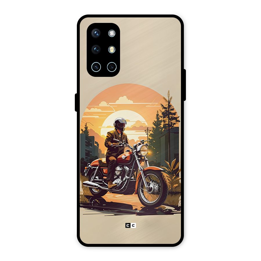 Vintage Bike Art Metal Back Case for OnePlus 9R
