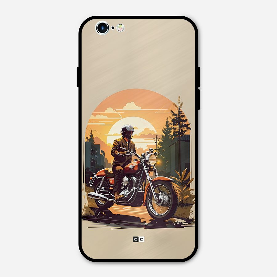 Vintage Bike Art Metal Back Case for iPhone 6 6s