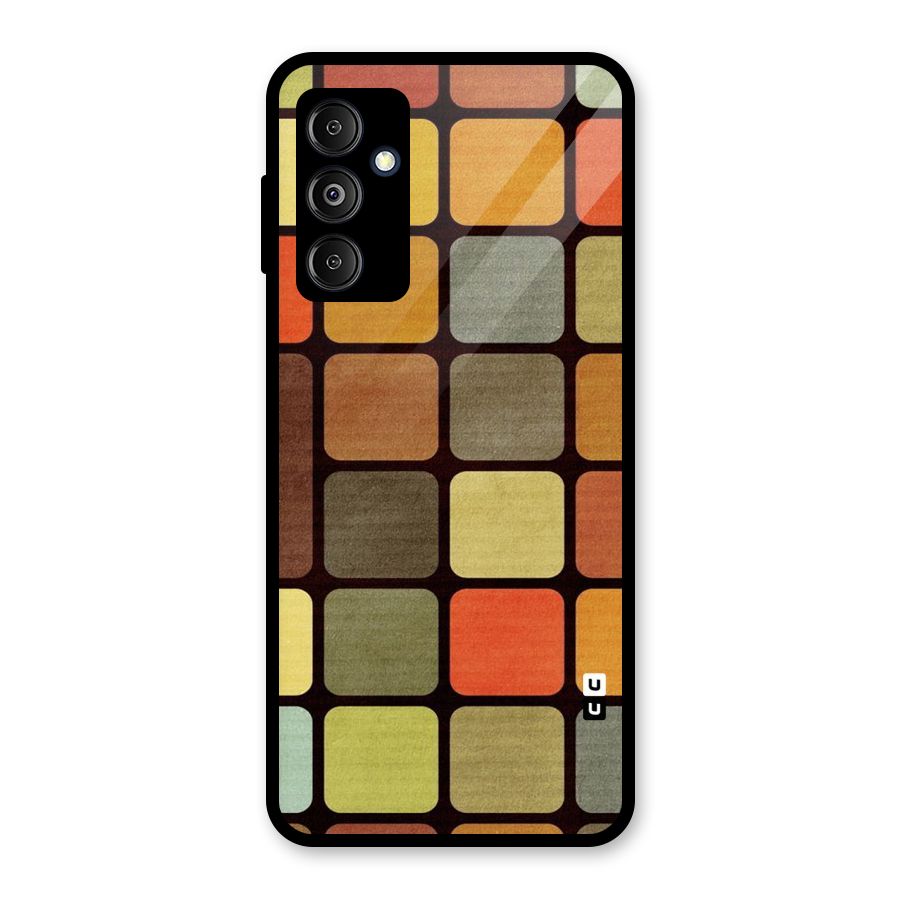 Vintage Boxes Glass Back Case for Galaxy M14 5G