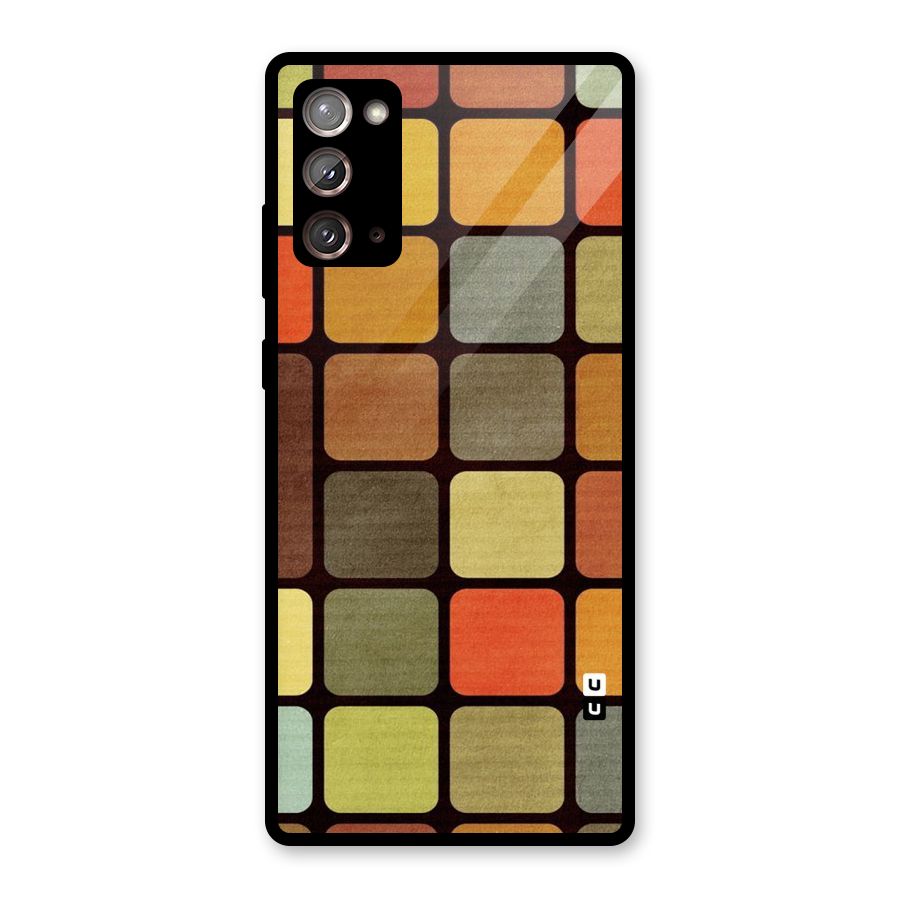 Vintage Boxes Glass Back Case for Galaxy Note 20