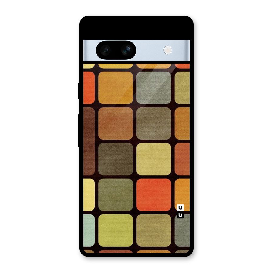 Vintage Boxes Glass Back Case for Google Pixel 7a