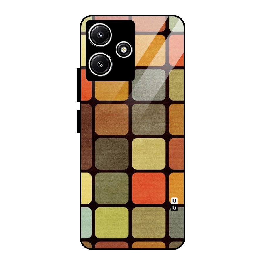 Vintage Boxes Glass Back Case for Poco M6 Pro