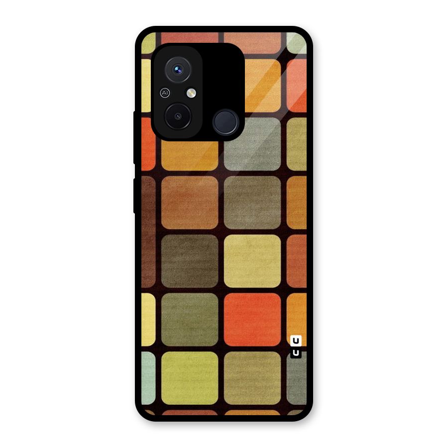 Vintage Boxes Glass Back Case for Redmi 12C
