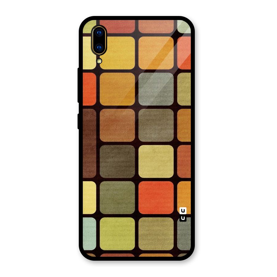 Vintage Boxes Glass Back Case for Vivo V11 Pro