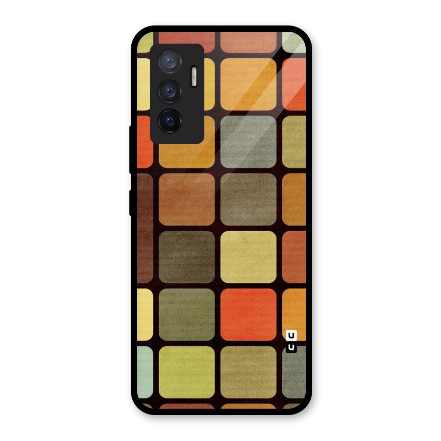 Vintage Boxes Glass Back Case for Vivo V23e