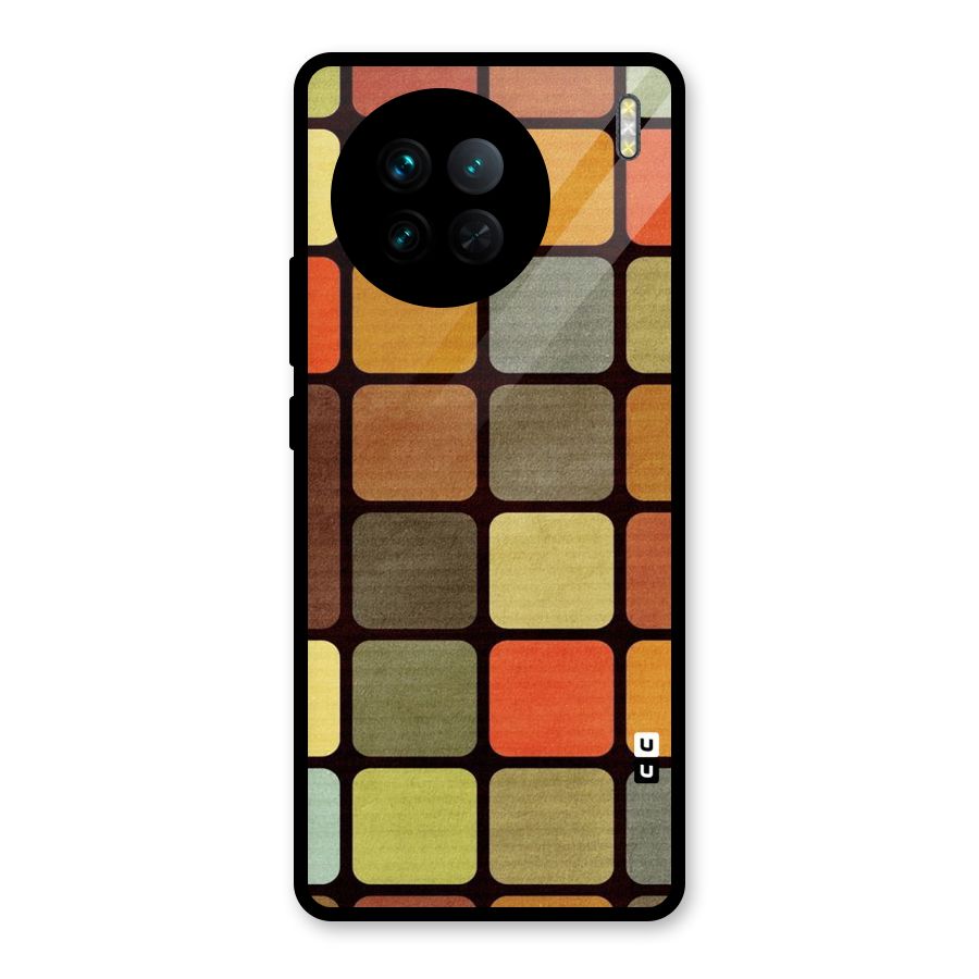 Vintage Boxes Glass Back Case for Vivo X90
