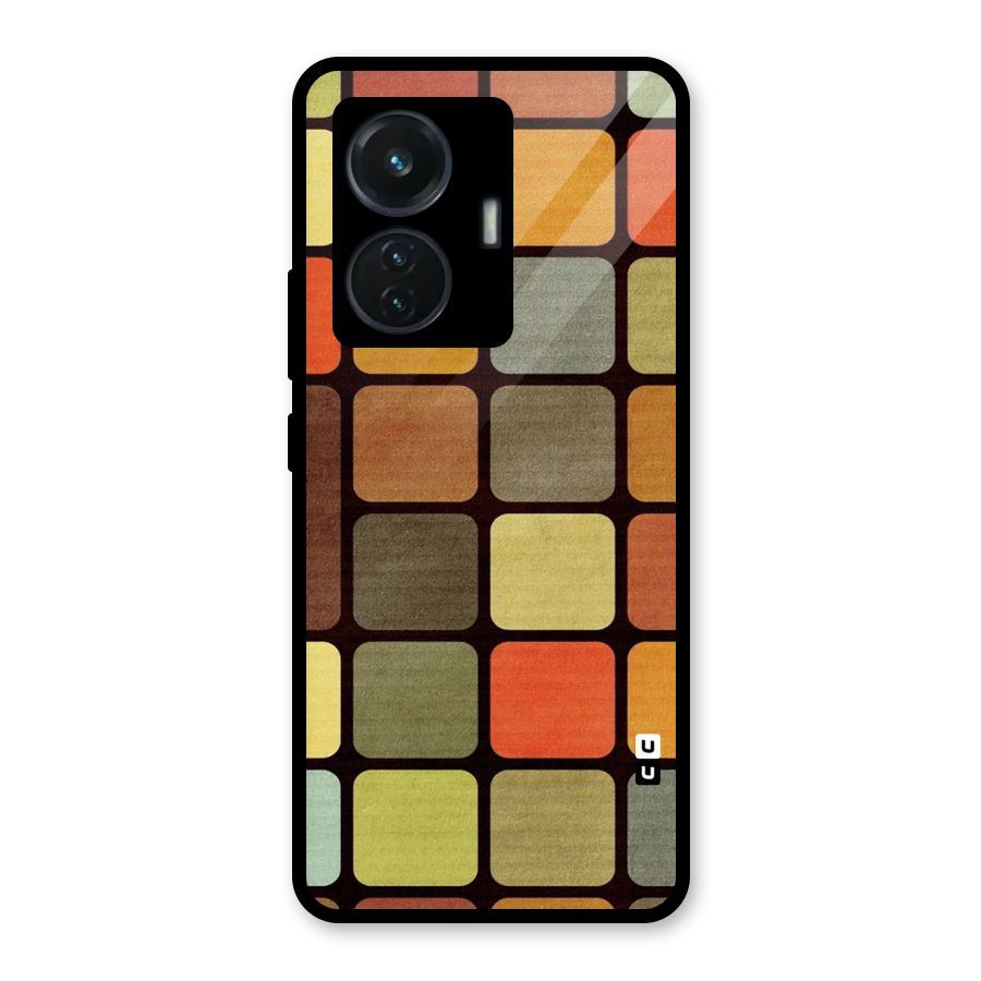 Vintage Boxes Glass Back Case for iQOO Z6 44W