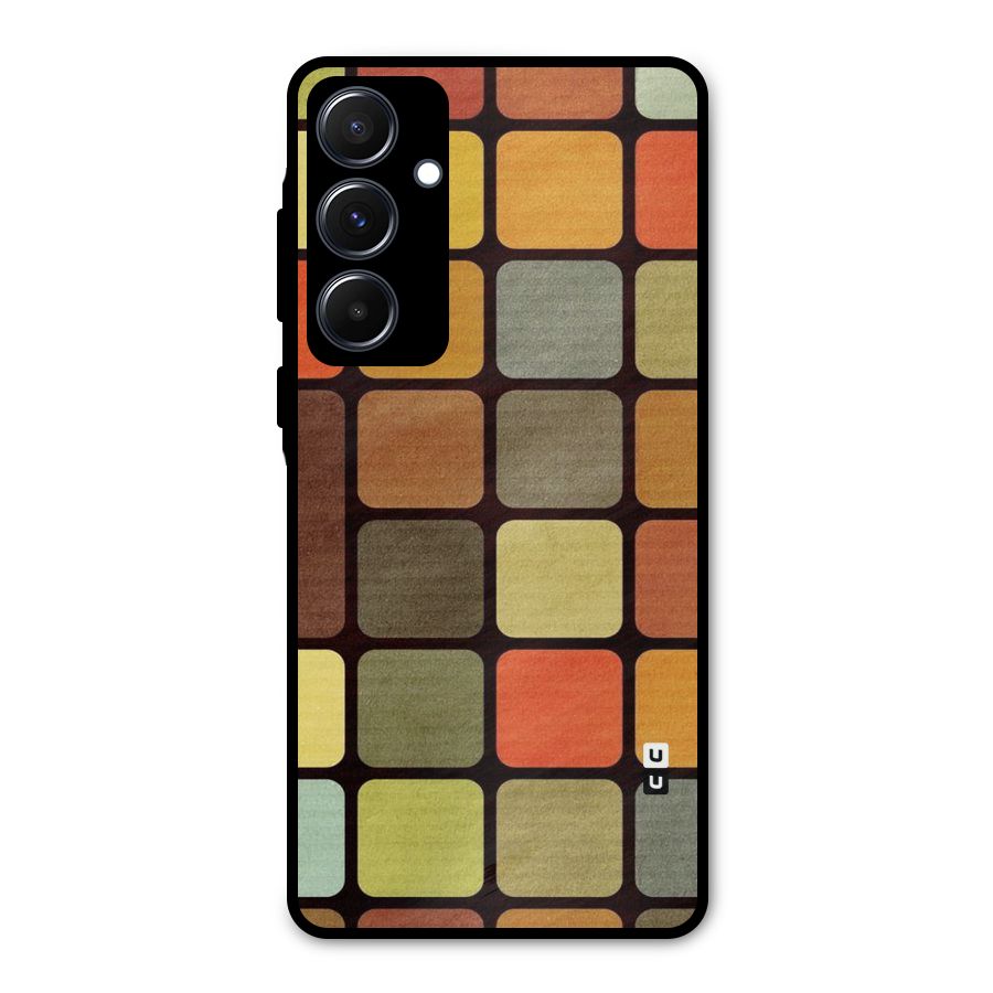 Vintage Boxes Metal Back Case for Galaxy A55