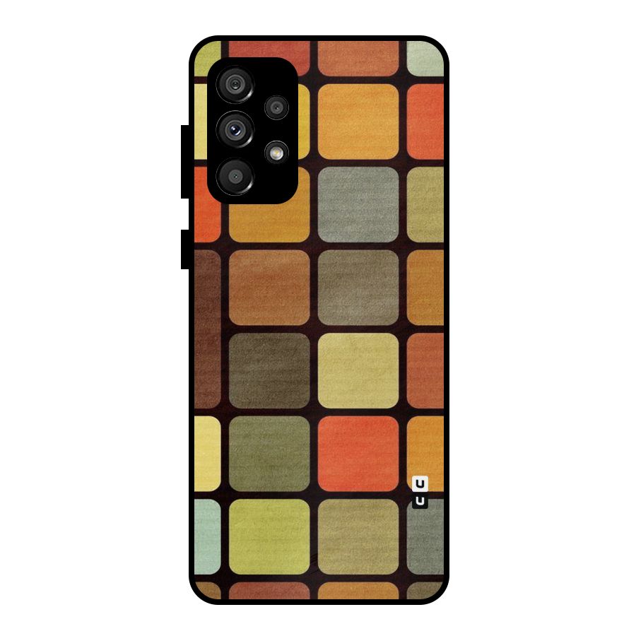 Vintage Boxes Metal Back Case for Galaxy A73 5G