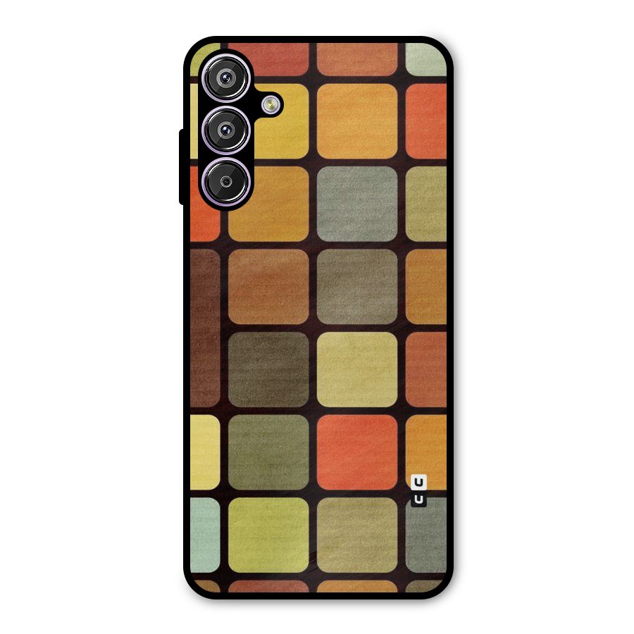 Vintage Boxes Metal Back Case for Galaxy F15