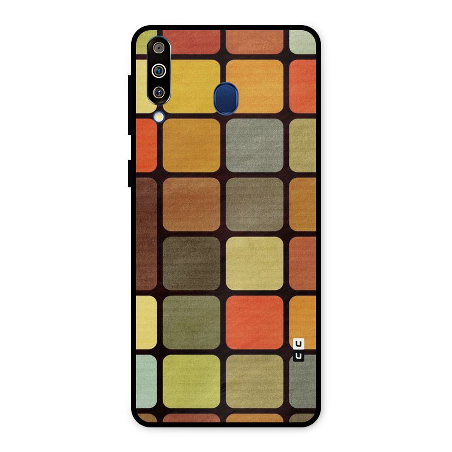 Vintage Boxes Metal Back Case for Galaxy M30