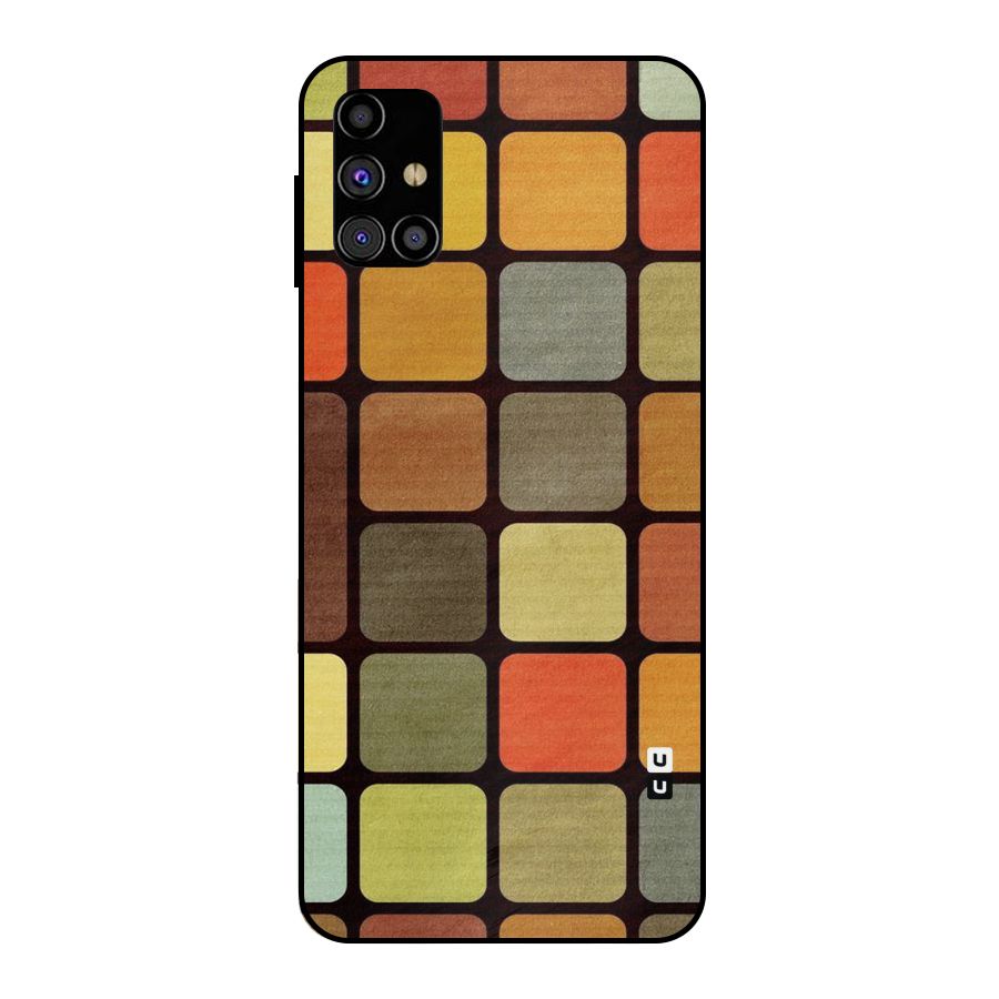 Vintage Boxes Metal Back Case for Galaxy M31s