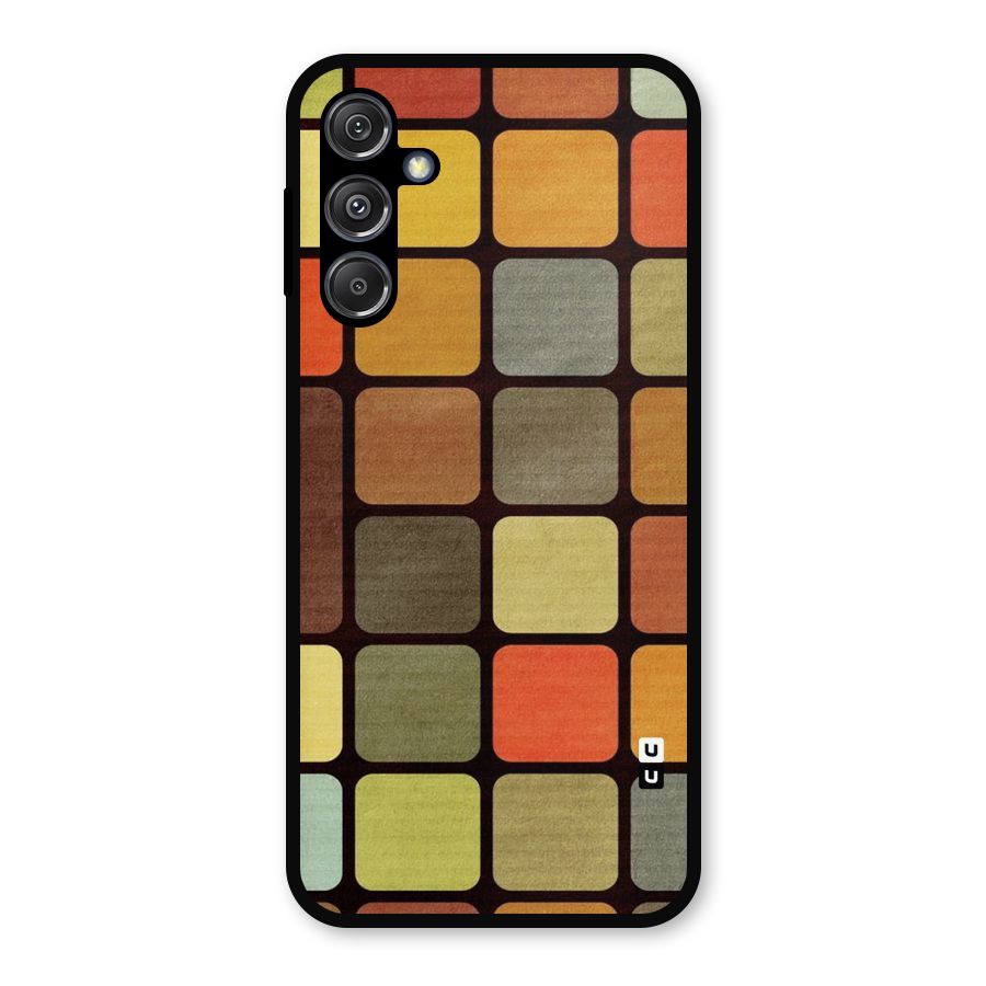 Vintage Boxes Metal Back Case for Galaxy M34 5G