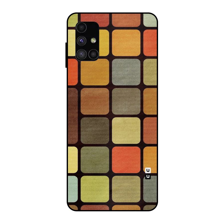 Vintage Boxes Metal Back Case for Galaxy M51