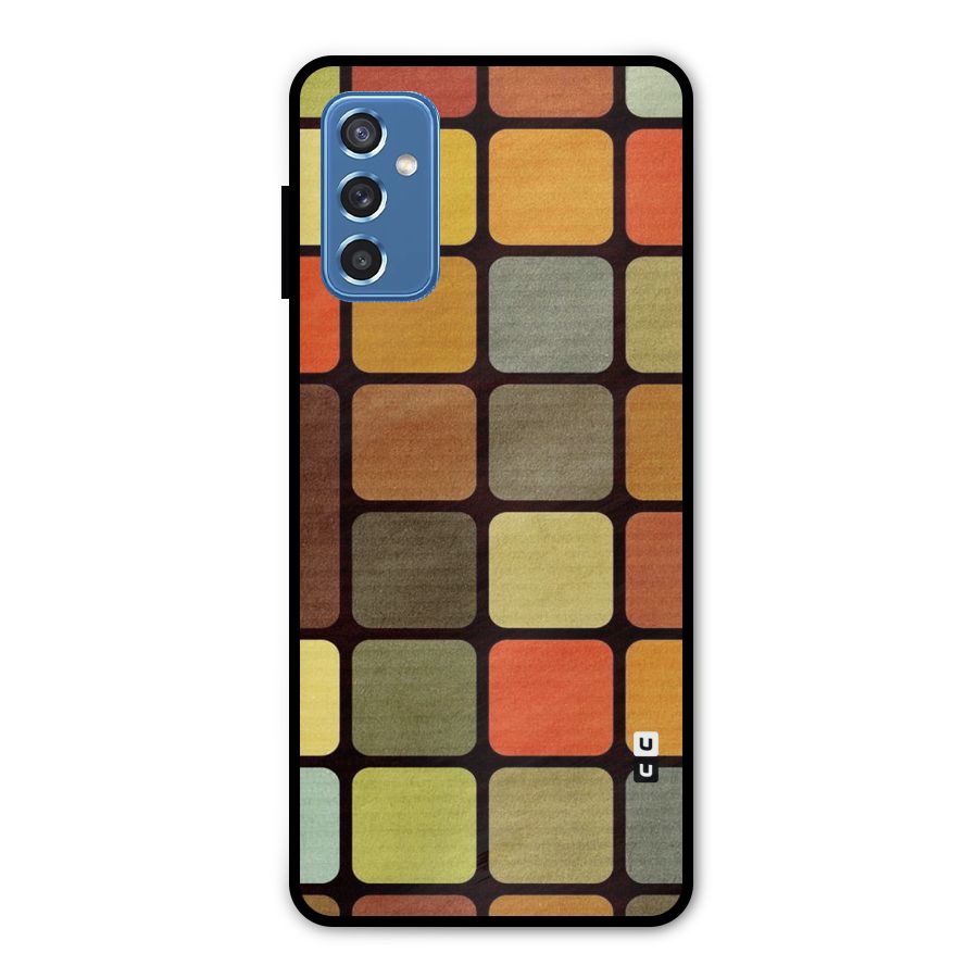 Vintage Boxes Metal Back Case for Galaxy M52 5G