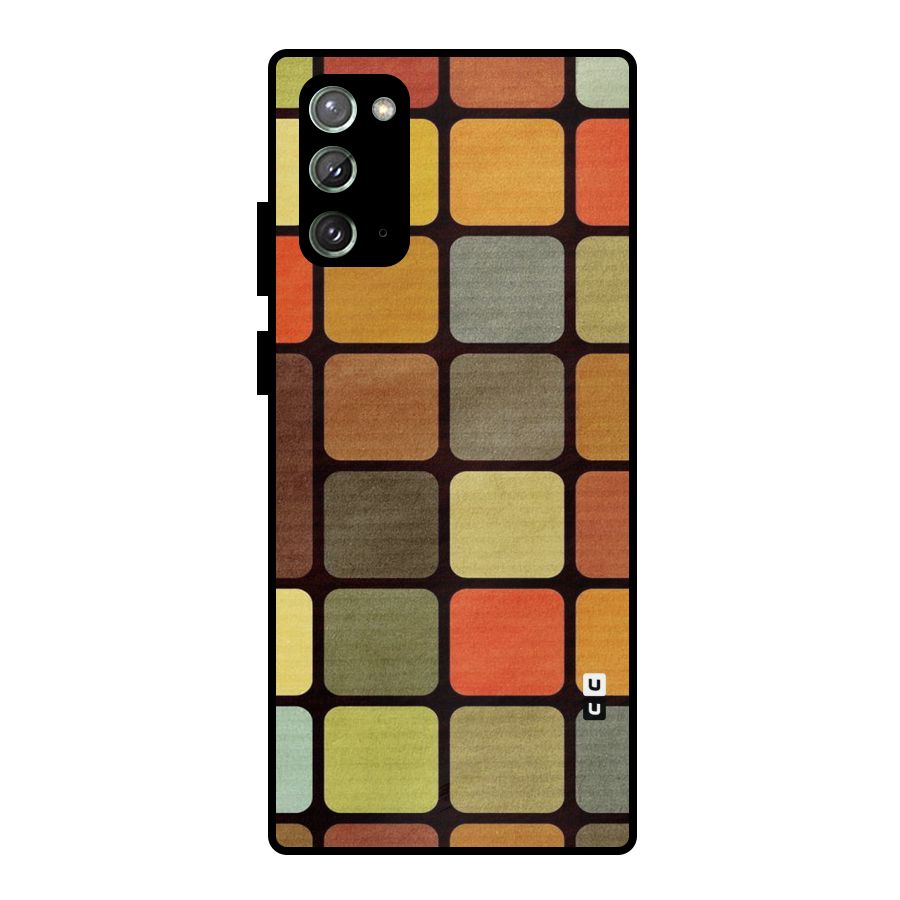 Vintage Boxes Metal Back Case for Galaxy Note 20