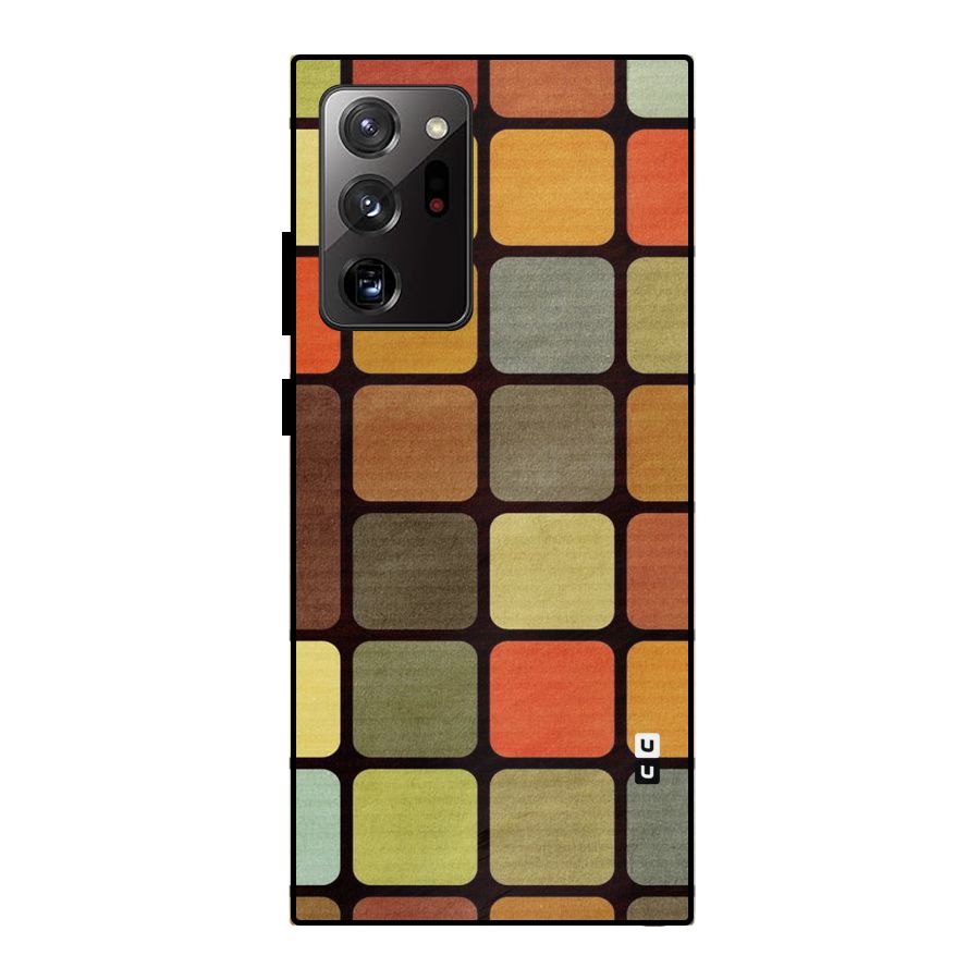 Vintage Boxes Metal Back Case for Galaxy Note 20 Ultra