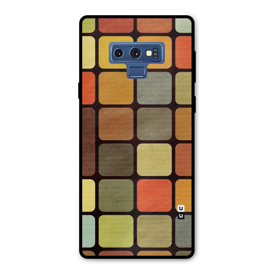 Vintage Boxes Metal Back Case for Galaxy Note 9