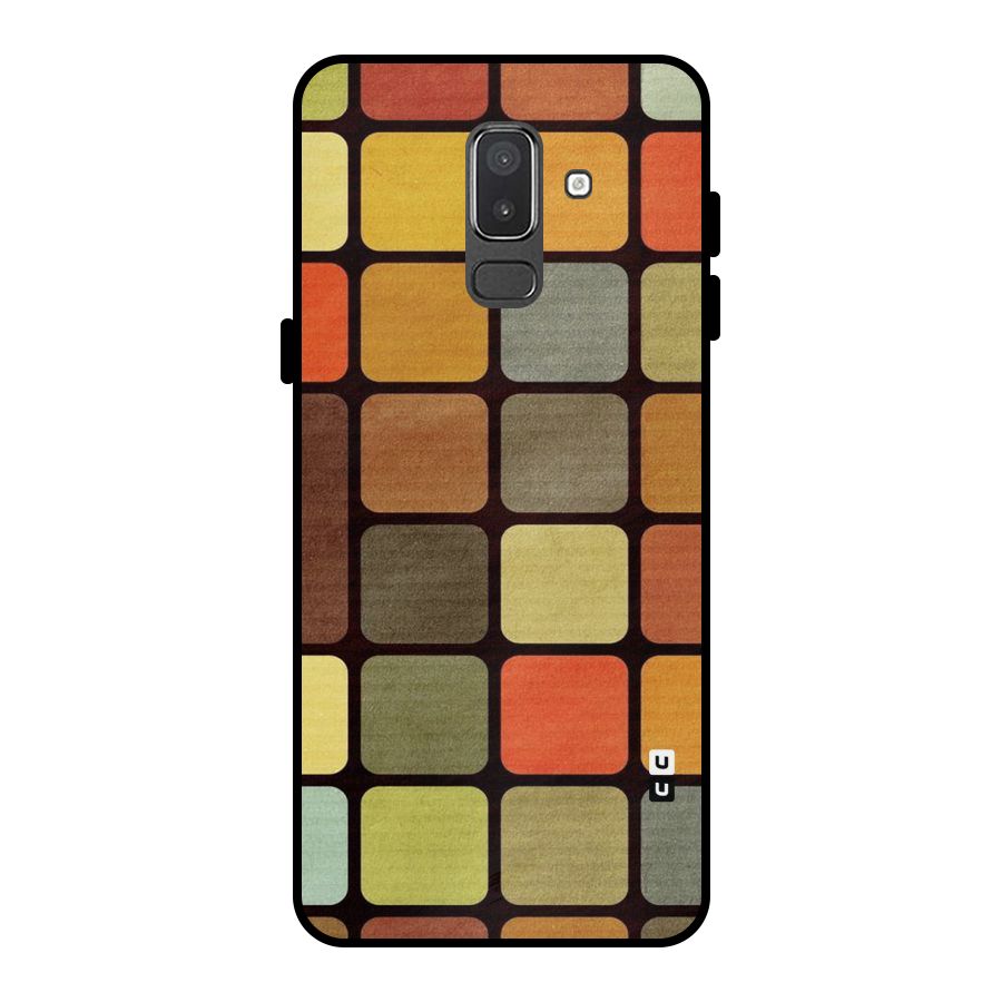 Vintage Boxes Metal Back Case for Galaxy On8 (2018)