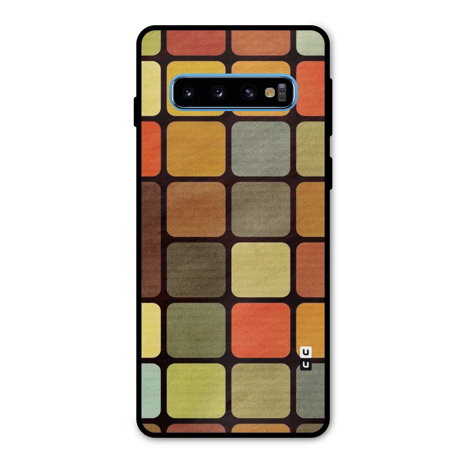 Vintage Boxes Metal Back Case for Galaxy S10
