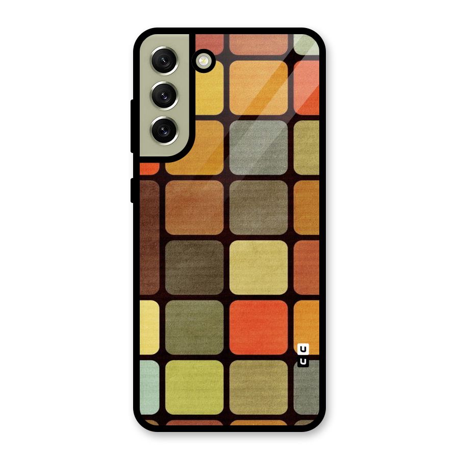 Vintage Boxes Metal Back Case for Galaxy S21 FE 5G (2023)