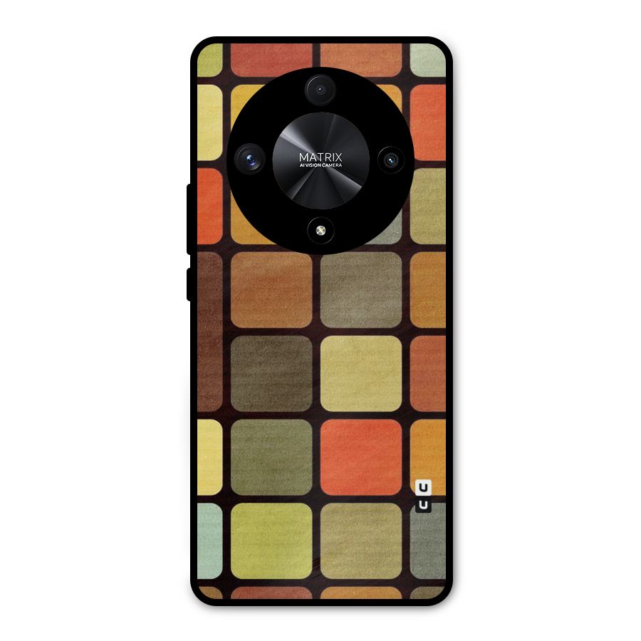 Vintage Boxes Metal Back Case for Honor X9b