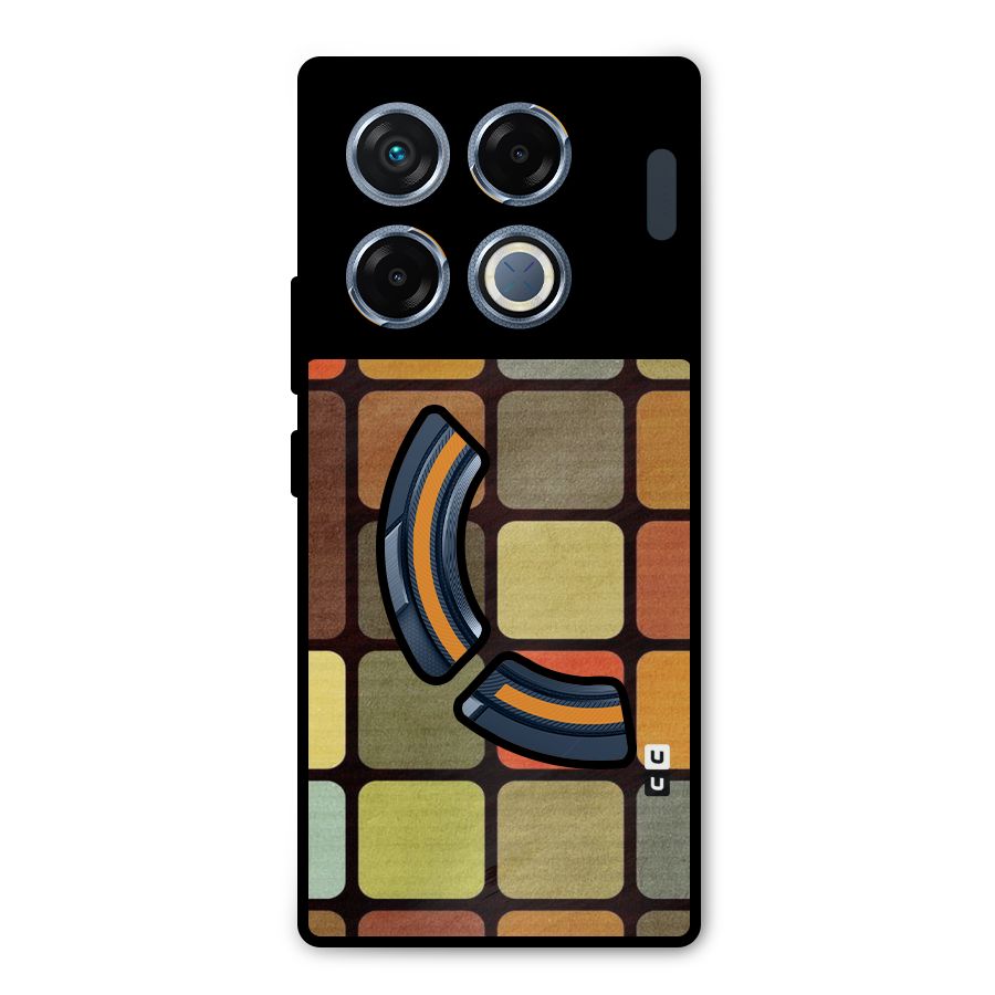Vintage Boxes Metal Back Case for Infinix GT 20 Pro