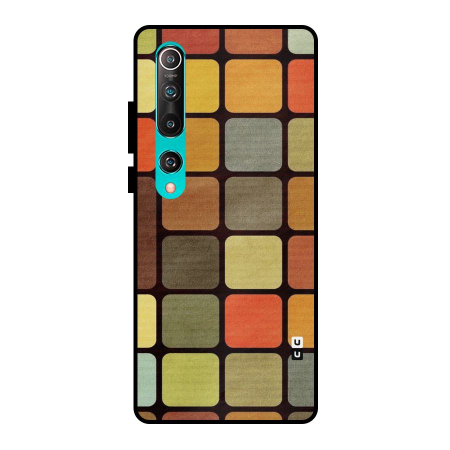 Vintage Boxes Metal Back Case for Mi 10