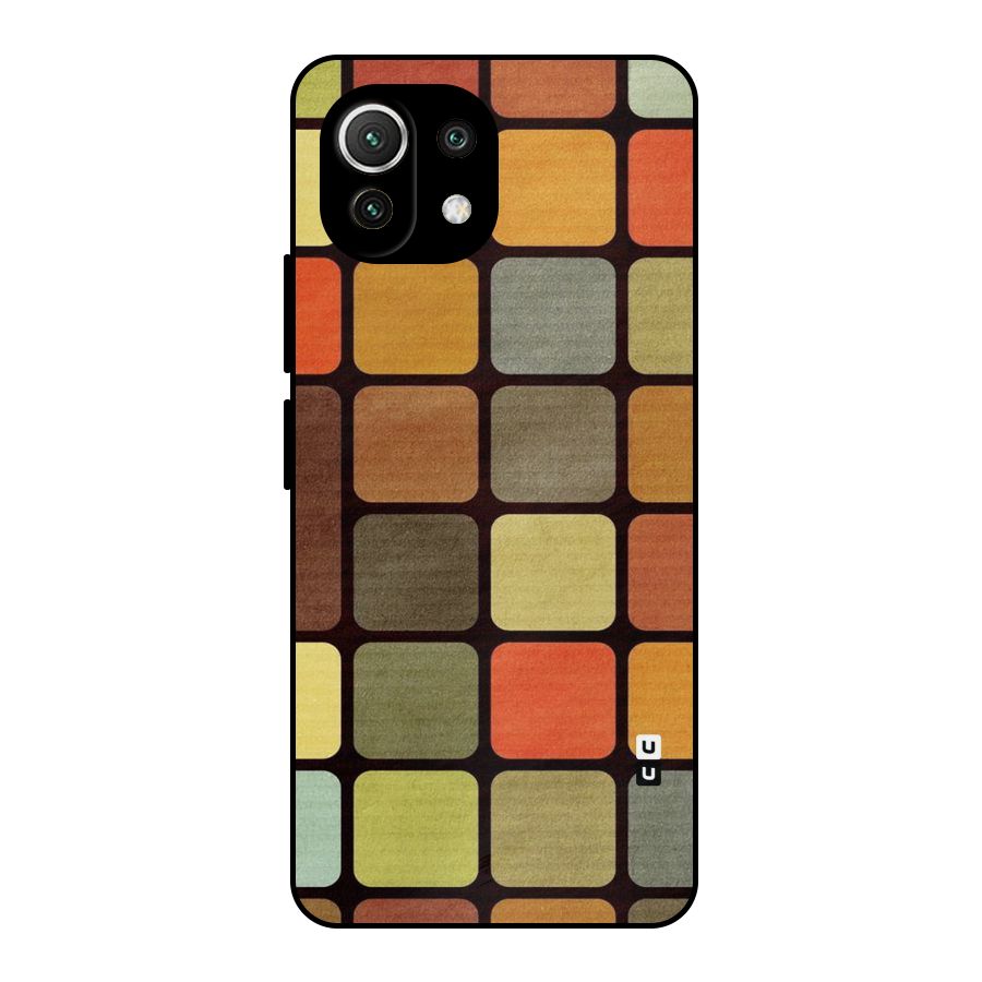 Vintage Boxes Metal Back Case for Mi 11 Lite NE 5G
