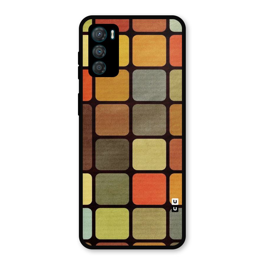 Vintage Boxes Metal Back Case for Moto G42