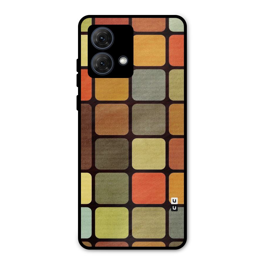 Vintage Boxes Metal Back Case for Moto G84