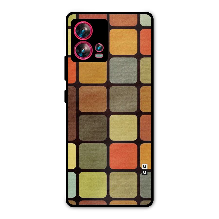 Vintage Boxes Metal Back Case for Motorola Edge 30 Fusion