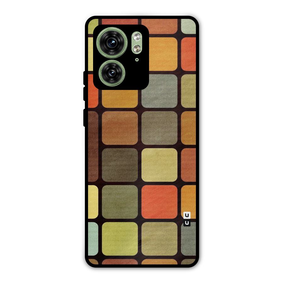 Vintage Boxes Metal Back Case for Motorola Edge 40 5G