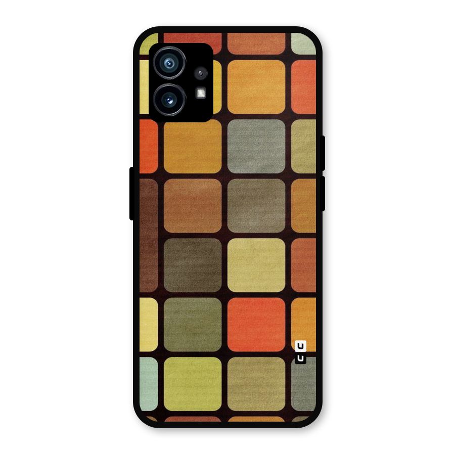 Vintage Boxes Metal Back Case for Nothing Phone 1