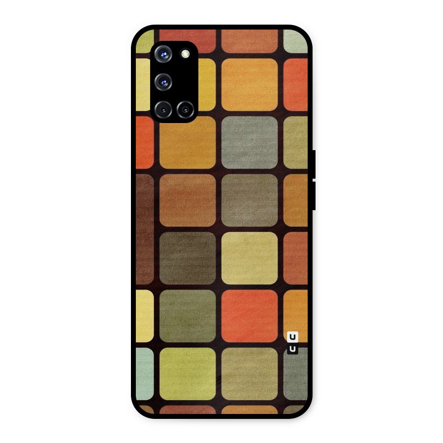 Vintage Boxes Metal Back Case for Oppo A52