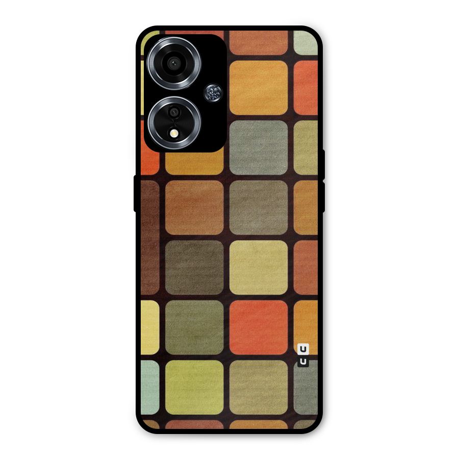 Vintage Boxes Metal Back Case for Oppo A59