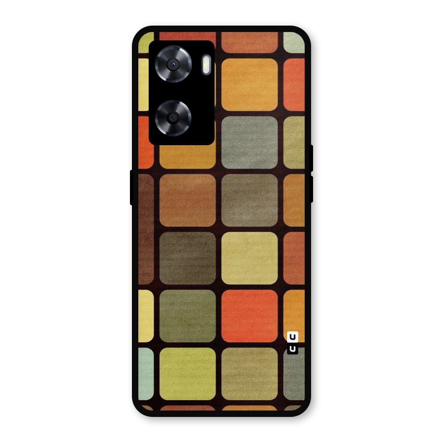 Vintage Boxes Metal Back Case for Oppo A77
