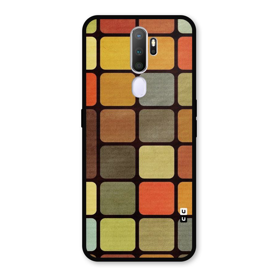 Vintage Boxes Metal Back Case for Oppo A9 (2020)
