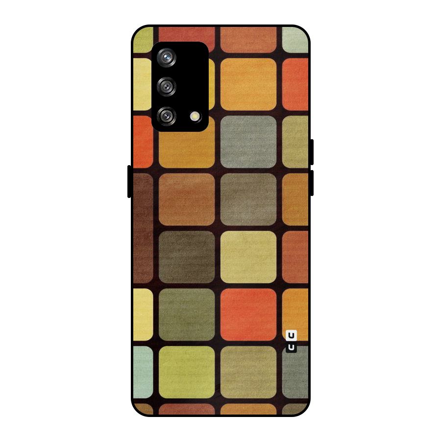 Vintage Boxes Metal Back Case for Oppo F19