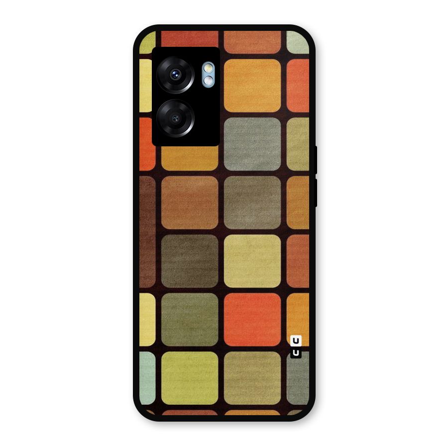 Vintage Boxes Metal Back Case for Oppo K10 (5G)