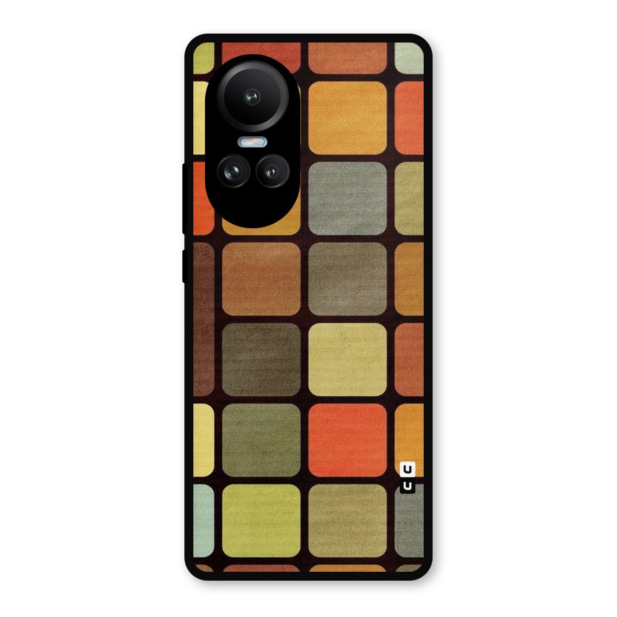 Vintage Boxes Metal Back Case for Oppo Reno10 Pro