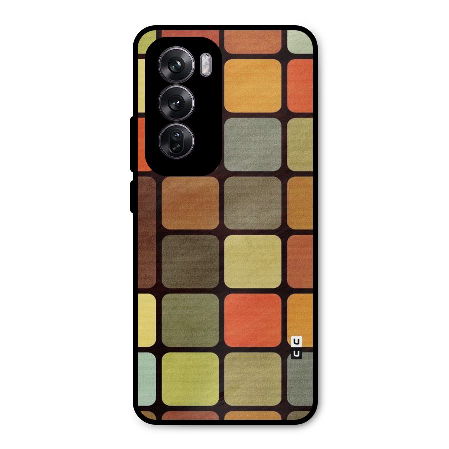 Vintage Boxes Metal Back Case for Oppo Reno12 Pro